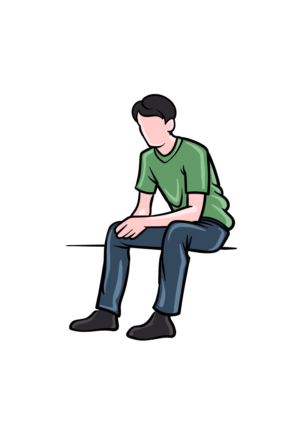 How to outline a person
